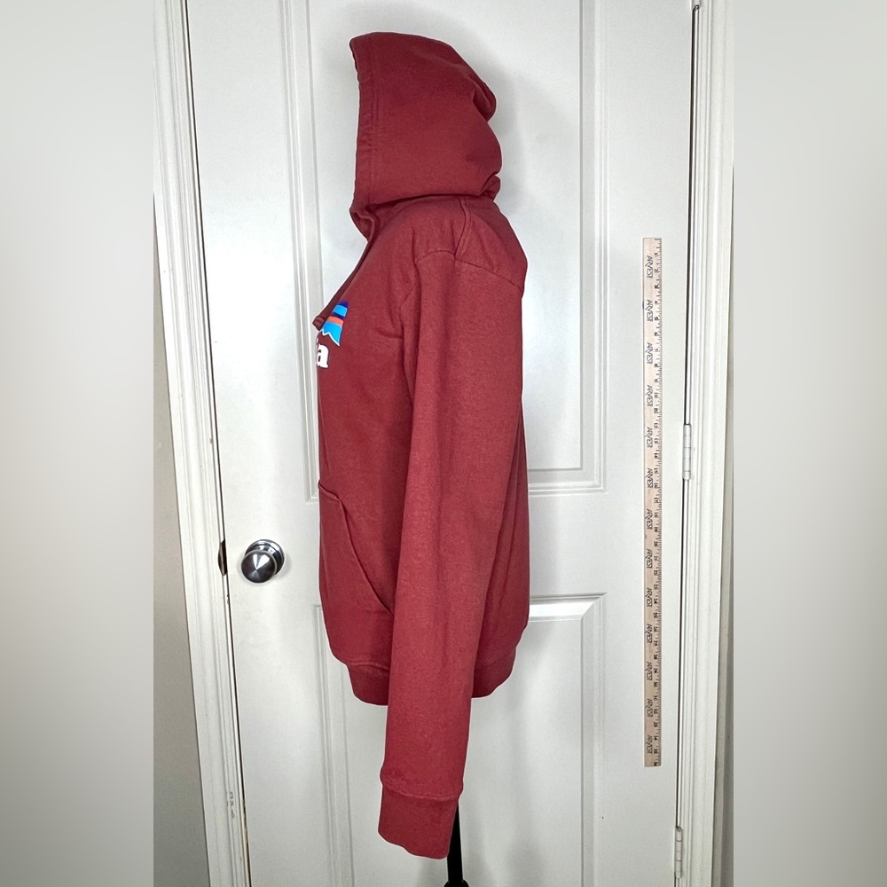 Patagonia Brick Red Hoodie with Logo - Picture 6 of 9
